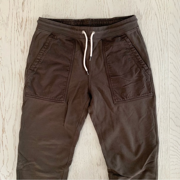 CLUB MONACO | TERRY FLEECE SWEATPANTS JOGGER TWILL POCKETS PANT UTILITY HYPE - Picture 4 of 12
